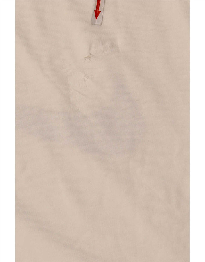 Nike Mens Graphic T-Shirt Top Medium White Cotton
