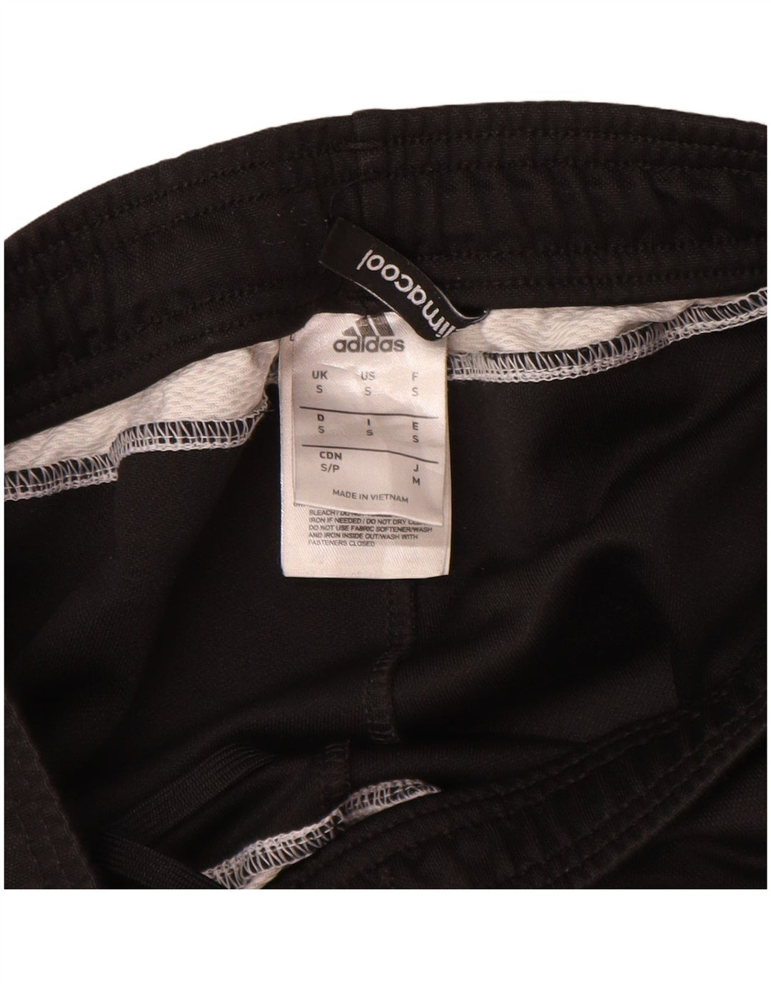 Adidas Mens Climacool Tracksuit Trousers Small  Black Colourblock Polyester