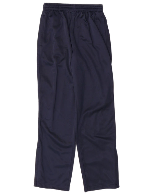 LOTTO Boys Tracksuit Trousers 9-10 Years Small Navy Blue Polyester