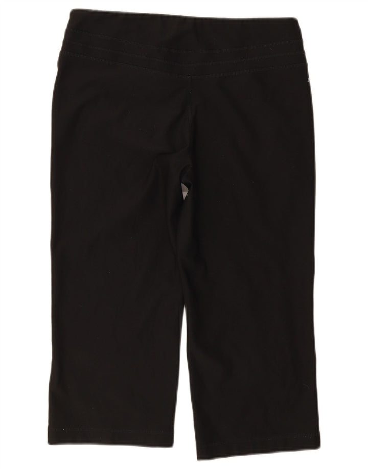 Nike Womens Dri Fit Capri Leggings Medium Black Polyester Sports