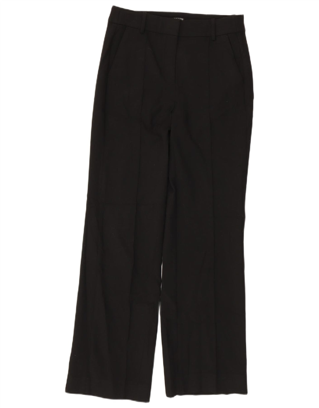 J. CREW Womens Straight Chino Trousers US 6 Medium W30 L31 Black Polyester