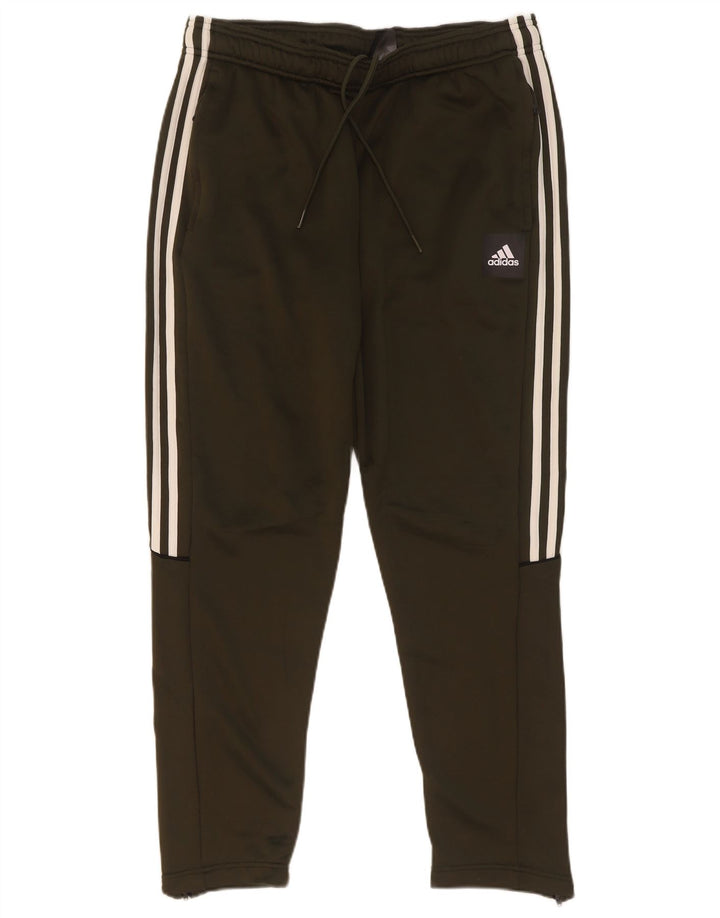 Adidas Mens Tracksuit Trousers Large Khaki Polyester