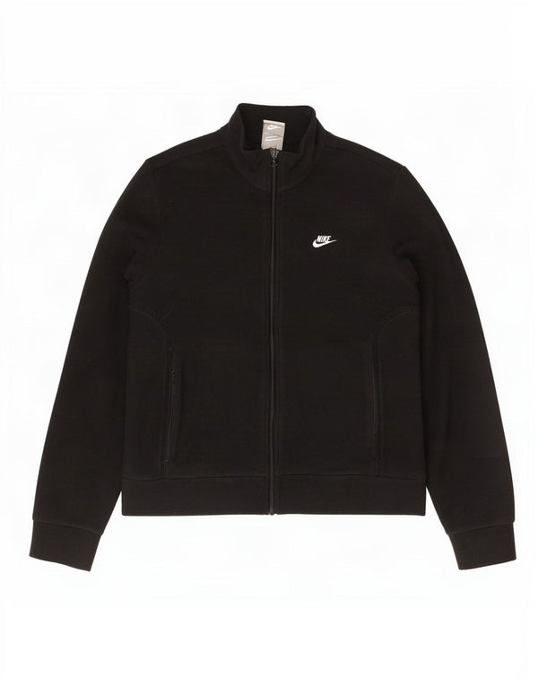 Nike Womens Fleece Jacket UK 14/16 Large Black