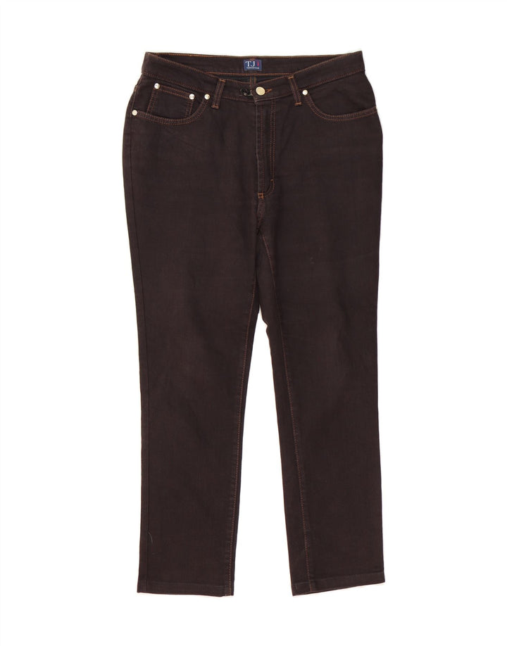 TRUSSARDI Womens Slim Jeans W32 L26  Brown Cotton Vintage Trussardi and Second-Hand Trussardi from Messina Hembry 