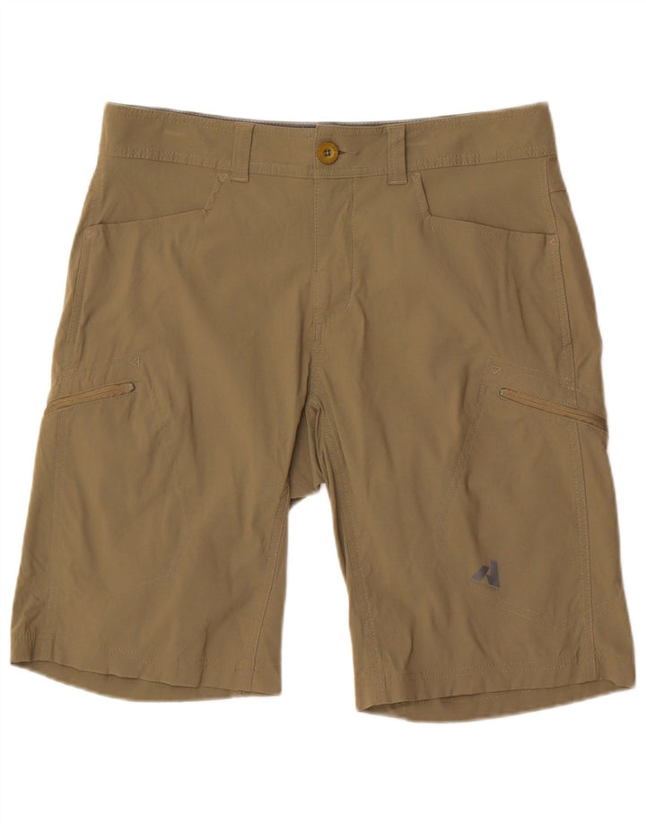 Eddie Bauer Mens Cargo Shorts W34 Large  Khaki Nylon