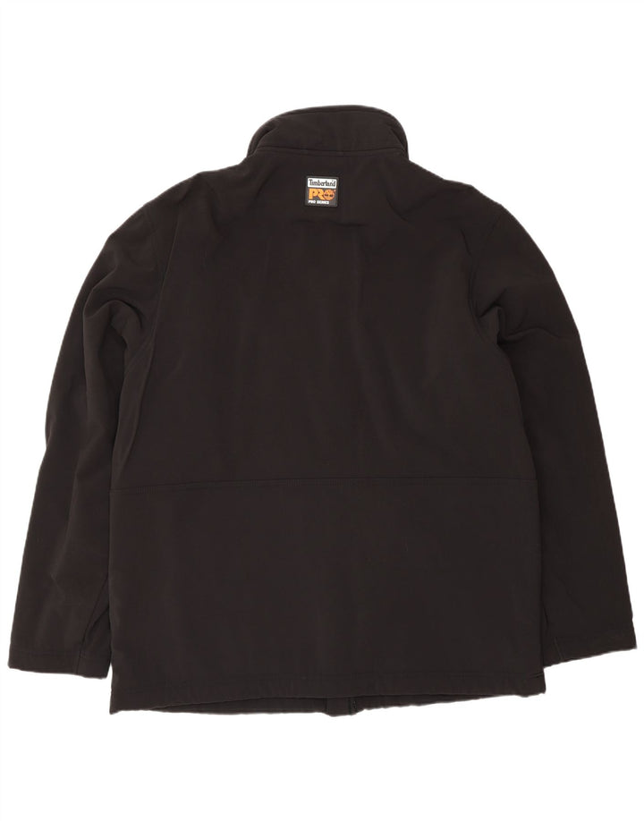 Timberland Mens Windbreaker Jacket UK 42 XL Black Polyester
