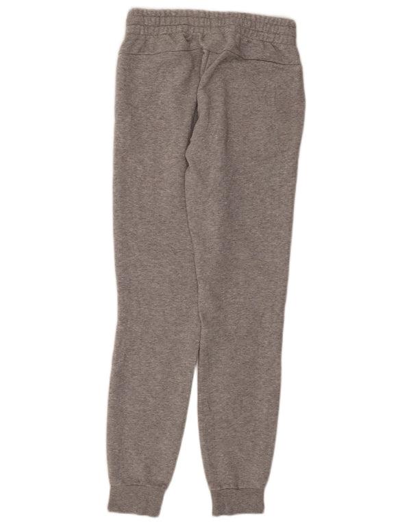 ADIDAS Womens Tracksuit Trousers Joggers UK 4/6 XS  Grey Flecked Cotton