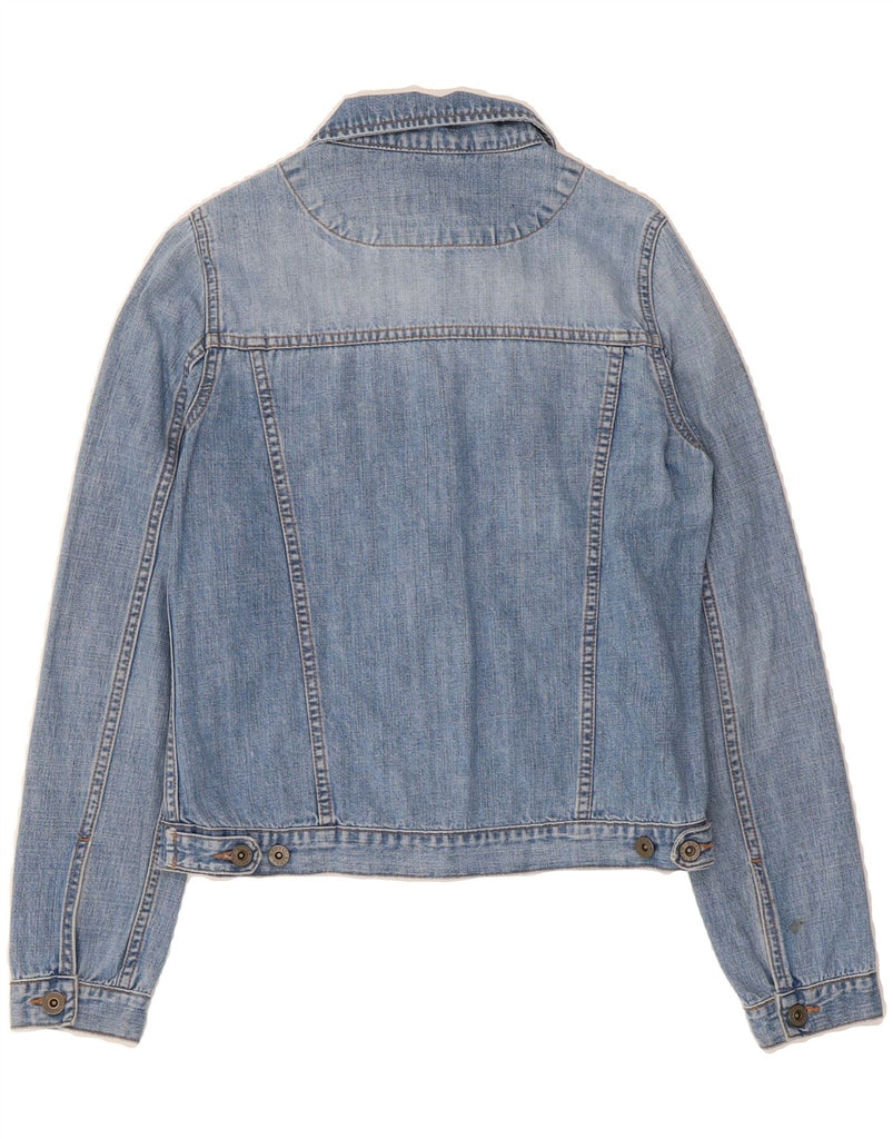 RIVER ISLAND Womens Denim Jacket UK 10 Small Blue Cotton Vintage River Island and Second-Hand River Island from Messina Hembry 
