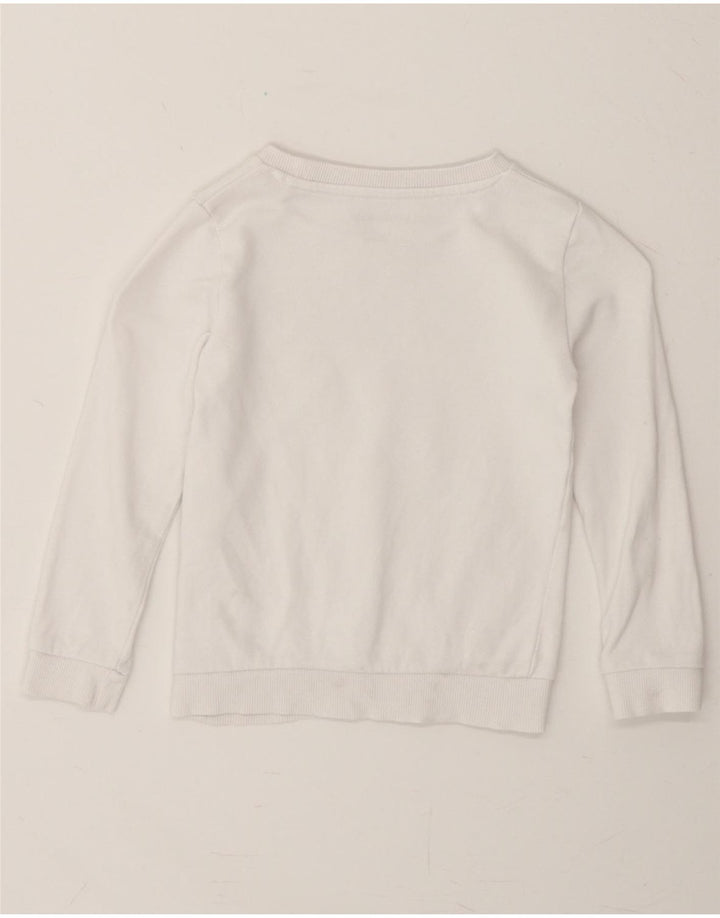GUESS Girls Graphic Sweatshirt Jumper 2-3 Years White Vintage Guess and Second-Hand Guess from Messina Hembry 
