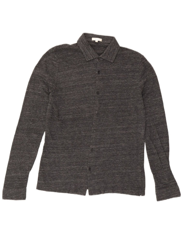 Reiss Mens Shirt Medium Grey Flecked Cotton