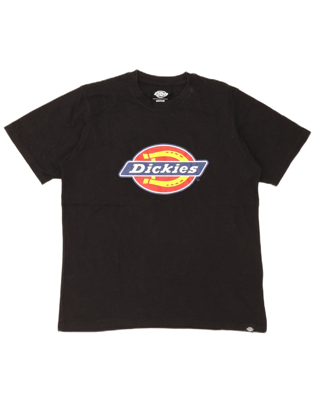 Dickies Mens Graphic T-Shirt Top Medium Black