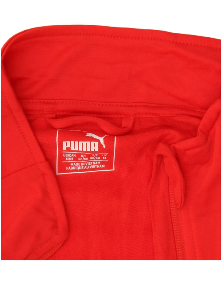 Puma Mens Tracksuit Top Jacket Medium Red