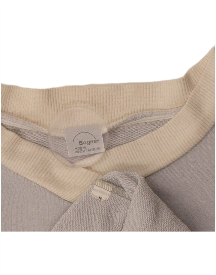 Bogner Womens Sweatshirt Jumper UK 14 Medium Purple Colourblock