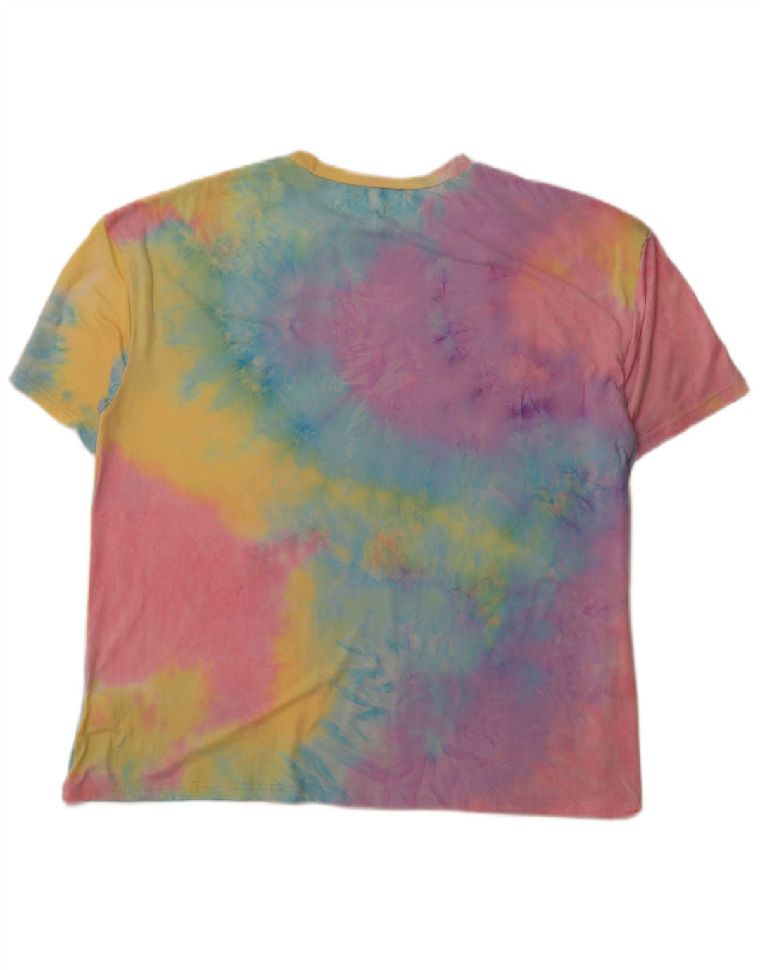 SHEIN Mens T-Shirt Top XL Multicoloured Tie Dye Polyester