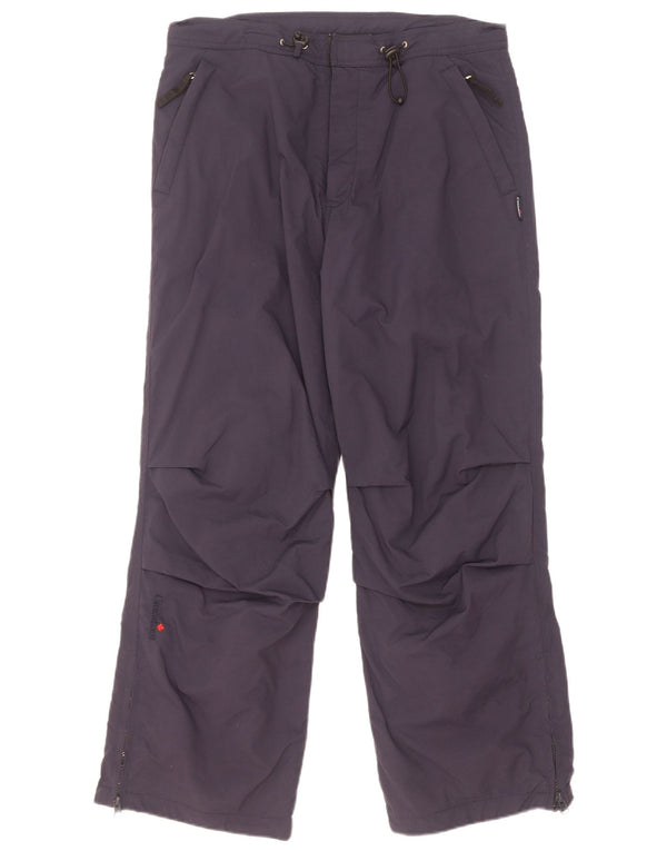 Canadian Mens Straight Windbreaker Trousers Medium W34 L29 Navy Blue