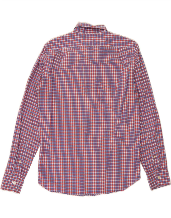 J. CREW Mens Slim Fit Shirt Small Red Check Cotton Vintage J. Crew and Second-Hand J. Crew from Messina Hembry 