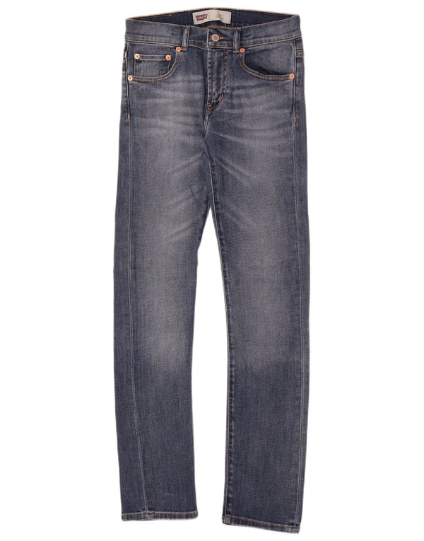 Levi's Boys 510 Skinny Jeans 11-12 Years W26 L30 Blue Cotton