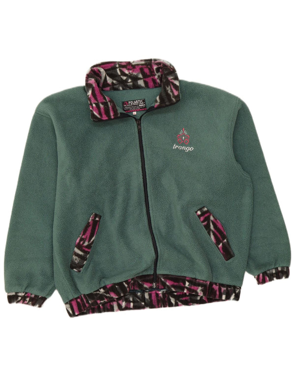Malden Mens Polartec Fleece Jacket UK 42 XL Green Colourblock