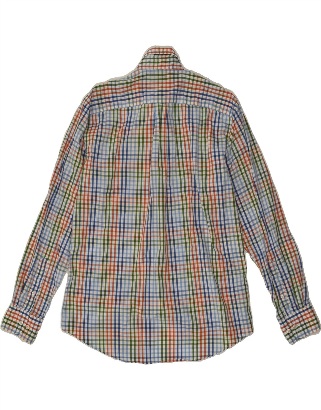 VINTAGE Mens Shirt Medium Multicoloured Check Cotton | Vintage Vintage | Thrift | Second-Hand Vintage | Used Clothing | Messina Hembry 