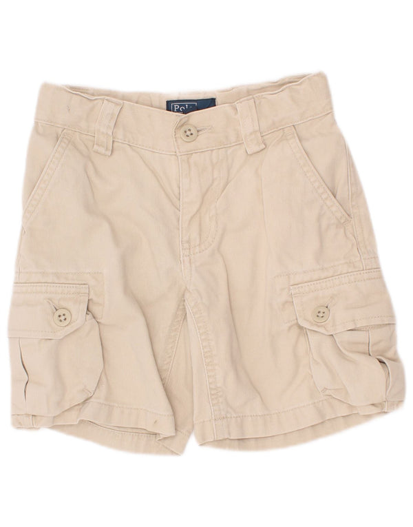 Polo Ralph Lauren Boys Cargo Shorts 2-3 Years W20 Off White Cotton