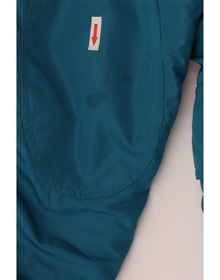 Ellesse Mens Hooded Padded Jacket UK 42 XL Blue Polyester