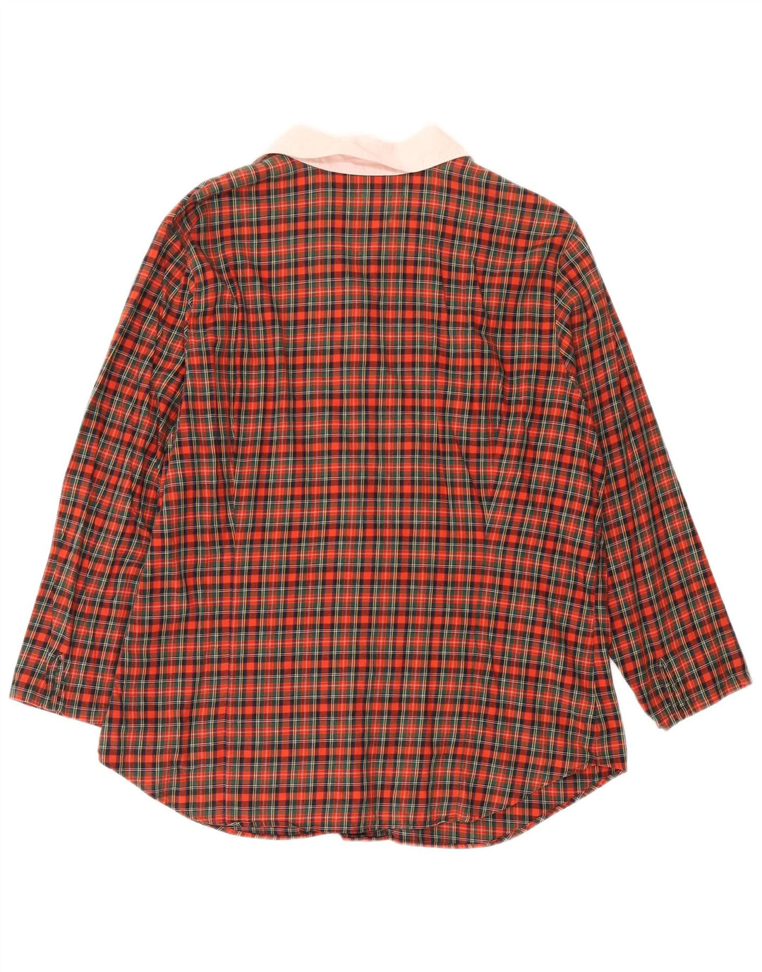RALPH LAUREN Womens Shirt Blouse UK 18 XL Red Check