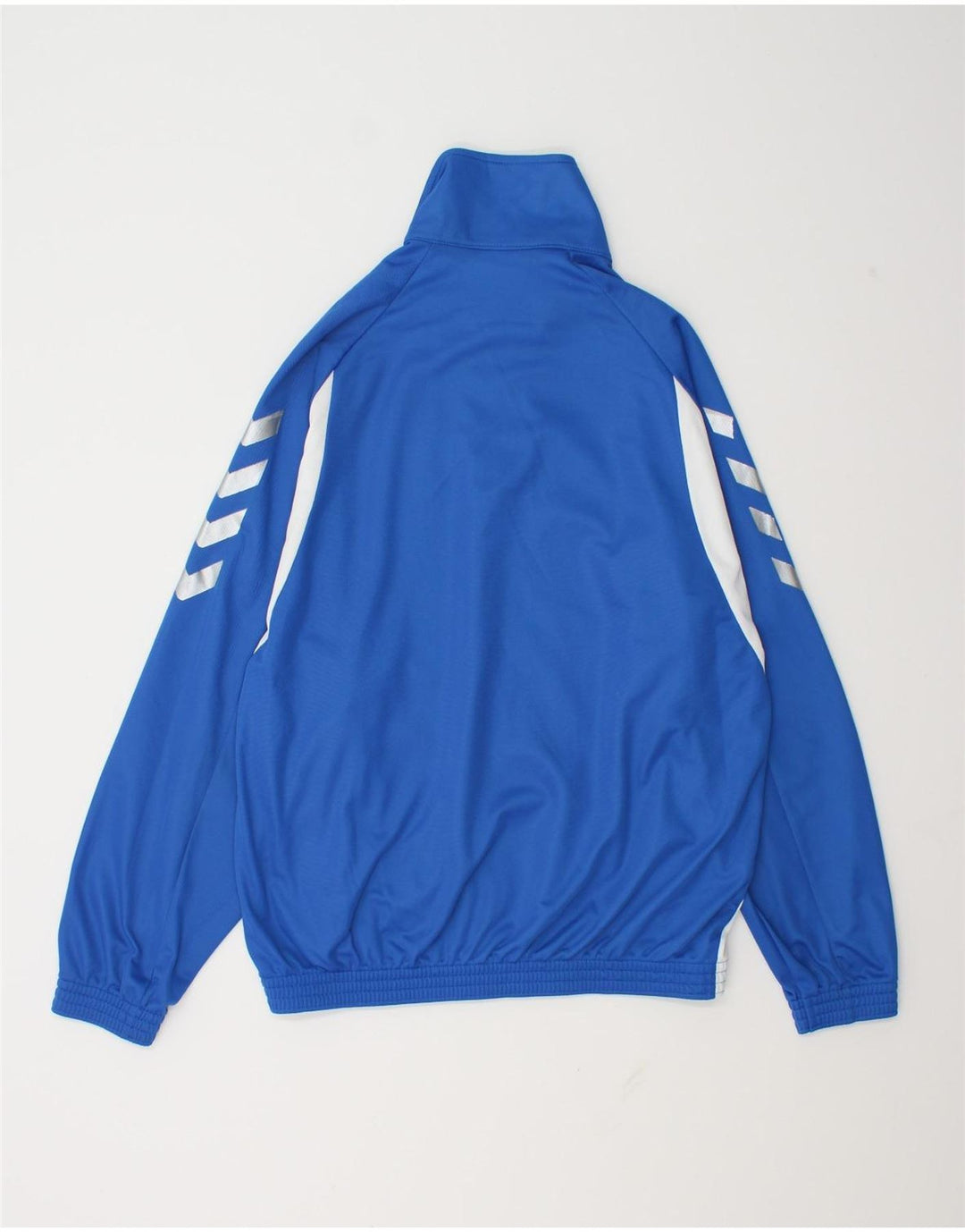Hummel Mens Tracksuit Top Jacket Small Blue Colourblock