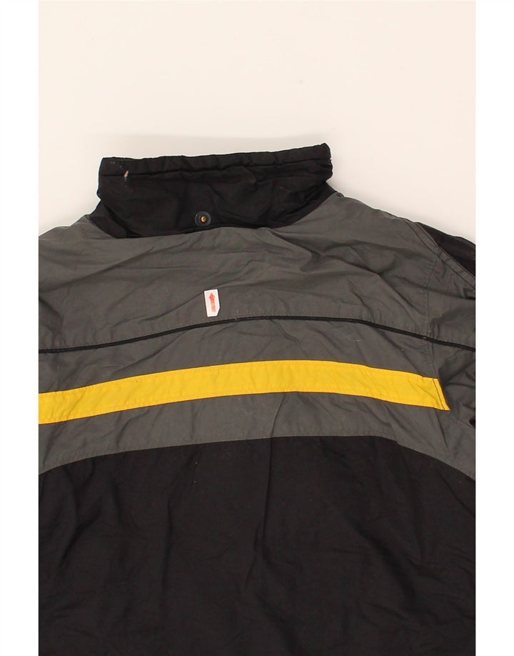 COLUMBIA Boys Windbreaker Jacket 7-8 Years Black Colourblock Nylon Vintage Columbia and Second-Hand Columbia from Messina Hembry 