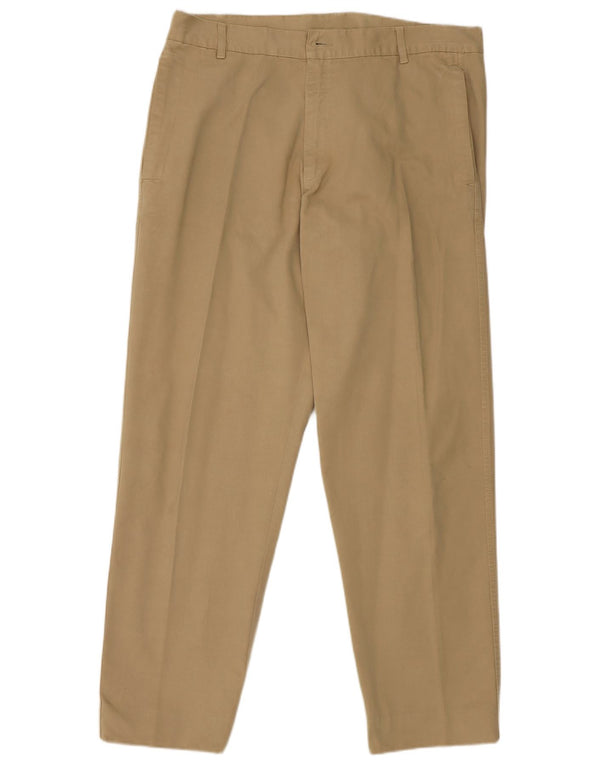 North Sails Womens Straight Chino Trousers IT 54 2XL W38 L30 Beige Cotton