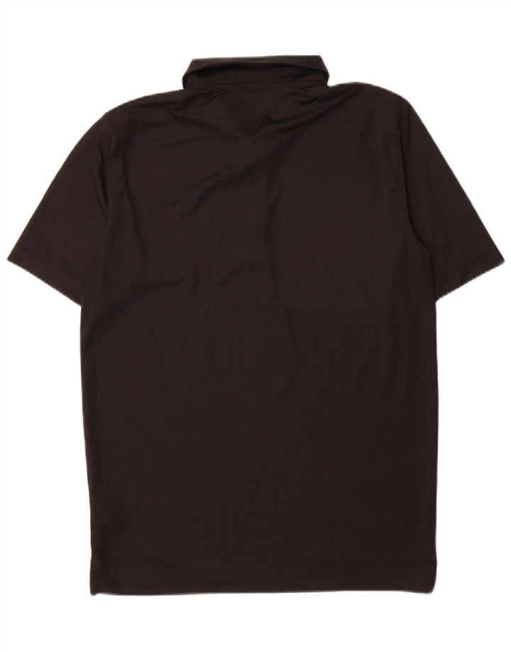 Puma Mens Polo Shirt Medium Black Polyester