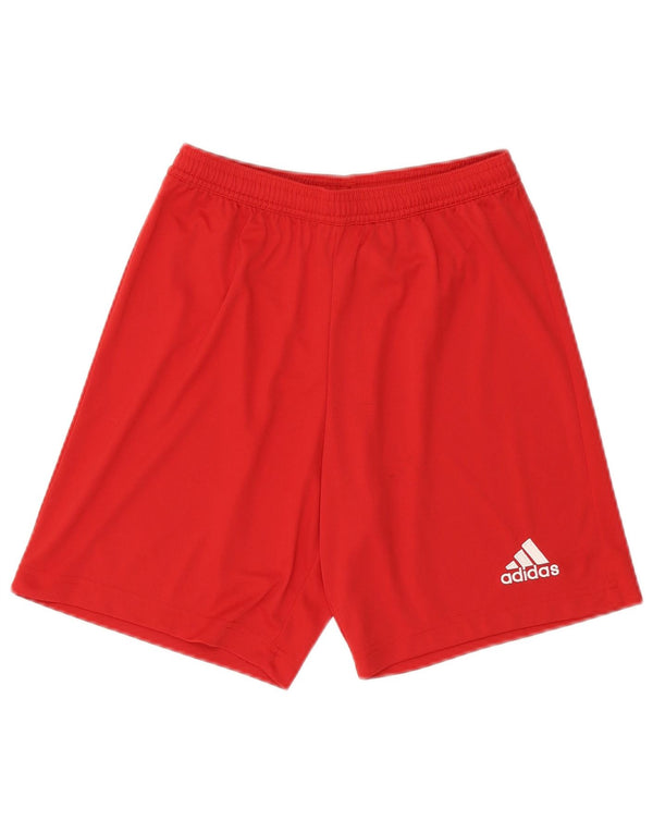 Adidas Mens Aeroready Sport Shorts Small  Red Polyester