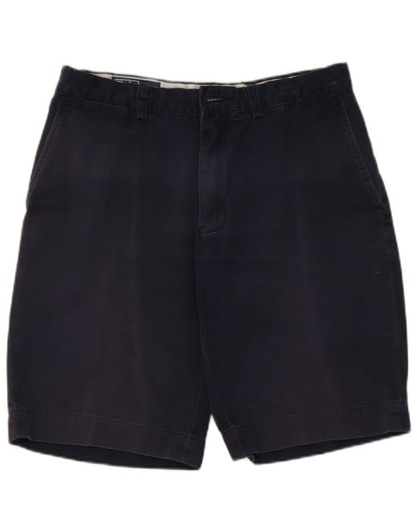 Polo Ralph Lauren Mens Chino Shorts W32 Medium Navy Blue Cotton