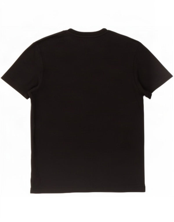 Lyle & Scott Mens T-Shirt Top Small Black Polyester