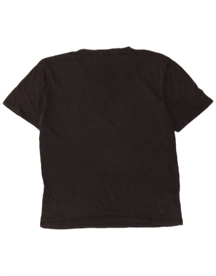 Reiss Mens T-Shirt Top XL Grey Cotton