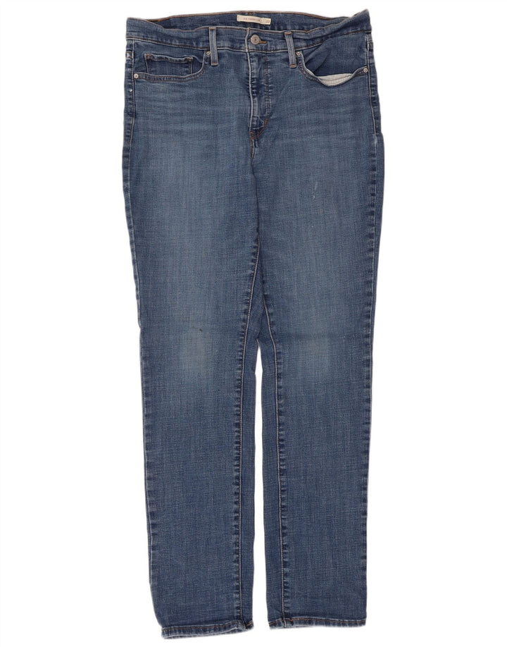 Levi's Womens 312 Shaping Slim Jeans W33 L32 Blue Cotton
