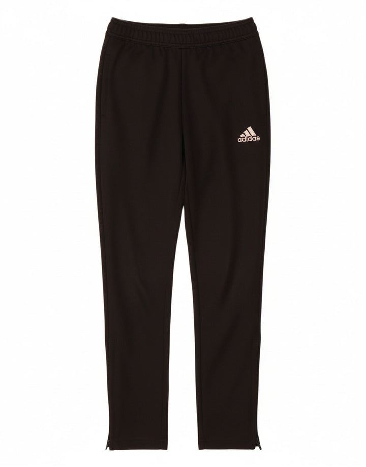 ADIDAS Boys Aeroready Tracksuit Trousers 9-10 Years  Black Polyester