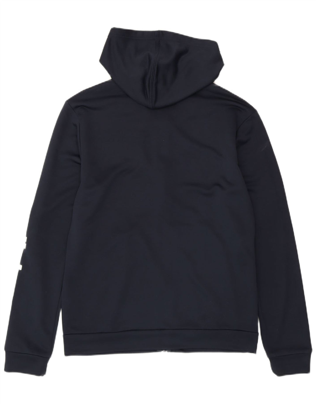 ADIDAS Womens Graphic Zip Hoodie Sweater UK 16/18 Large Navy Blue