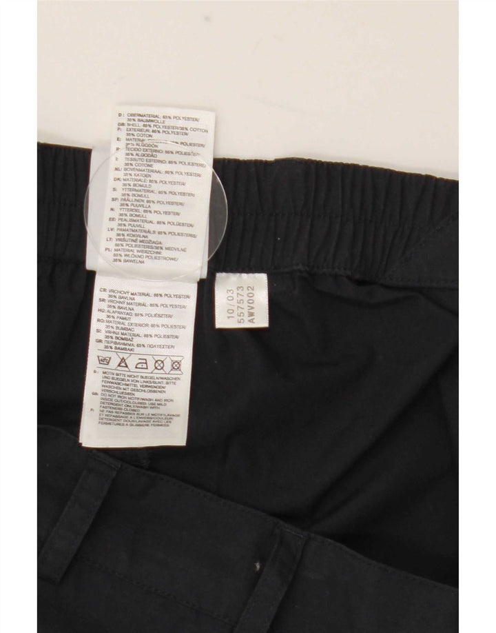 Adidas Mens Straight Cargo Trousers Medium W32 L31 Navy Blue Polyester