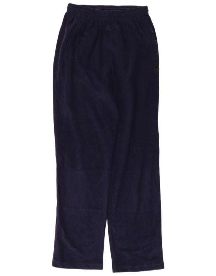 DIADORA Mens Velour Tracksuit Trousers Large  Navy Blue