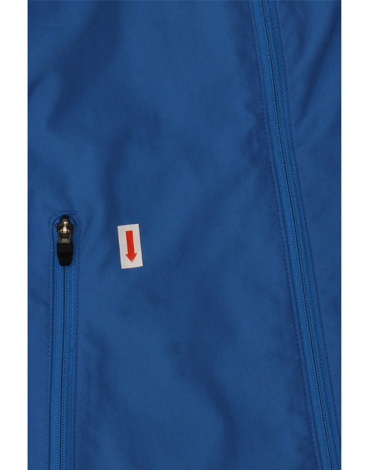 Asics Womens Tracksuit Top Jacket UK 8 Small Blue