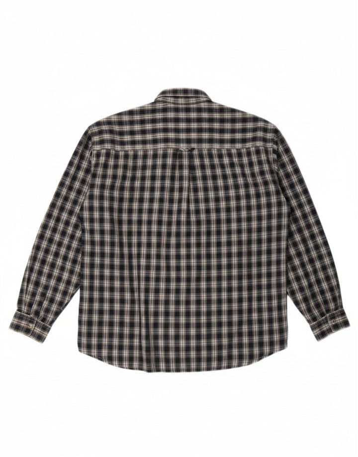 TIMBERLAND Boys Shirt 9-10 Years Navy Blue Check Cotton