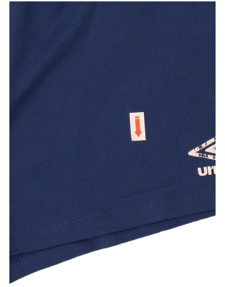 Umbro Boys Sport Shorts 11-12 Years Navy Blue Polyester