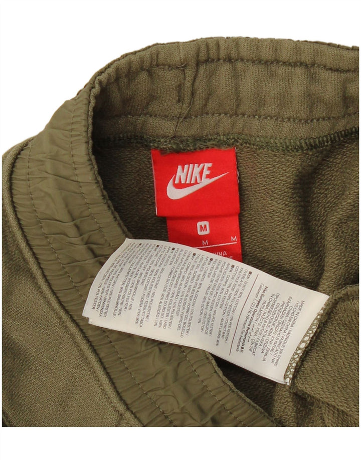 NIKE Mens Graphic Sport Shorts Medium  Khaki Cotton