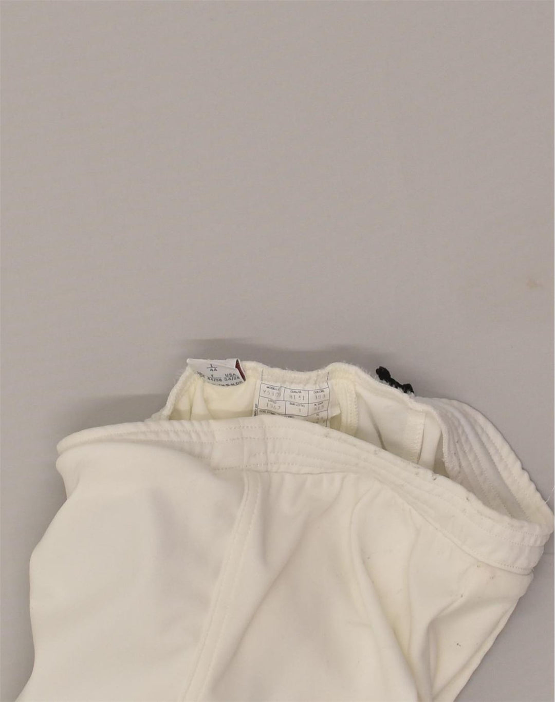 BELFE Womens Sport Shorts IT 44 XS White Polyester | Vintage Belfe | Thrift | Second-Hand Belfe | Used Clothing | Messina Hembry 