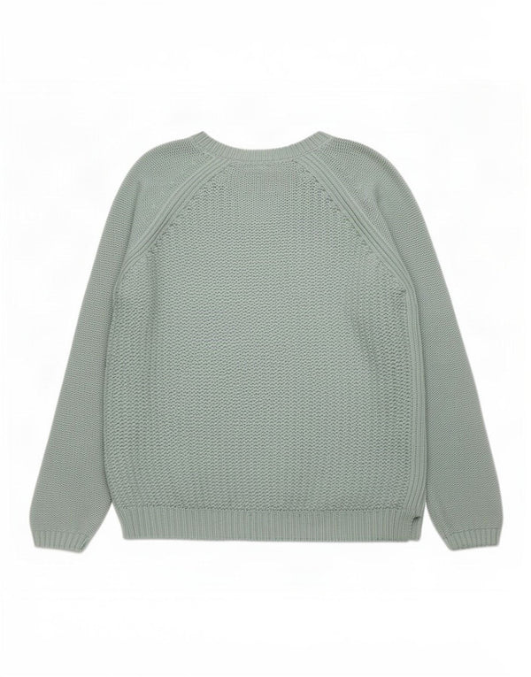 Marks & Spencer Womens Boat Neck Jumper Sweater UK 14 Large Turquoise