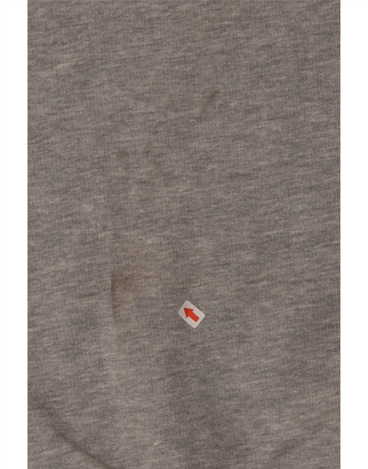 New Balance Mens Graphic Sweatshirt Jumper Small Grey Cotton