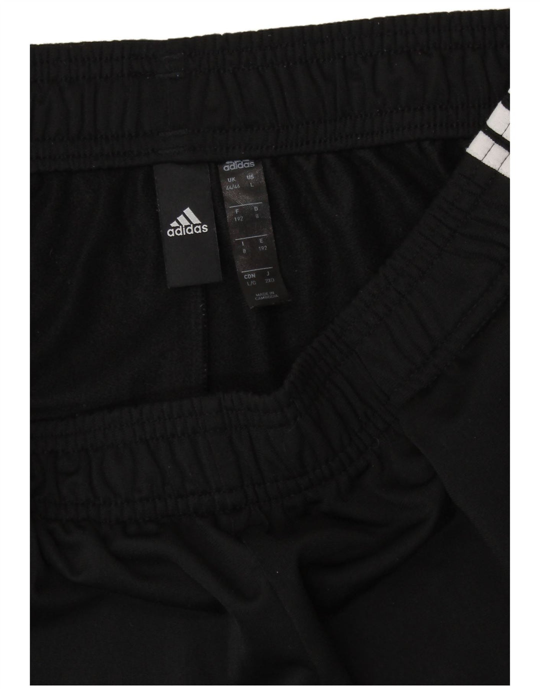 ADIDAS Mens Tracksuit Trousers UK 44/46 Large  Black Polyester
