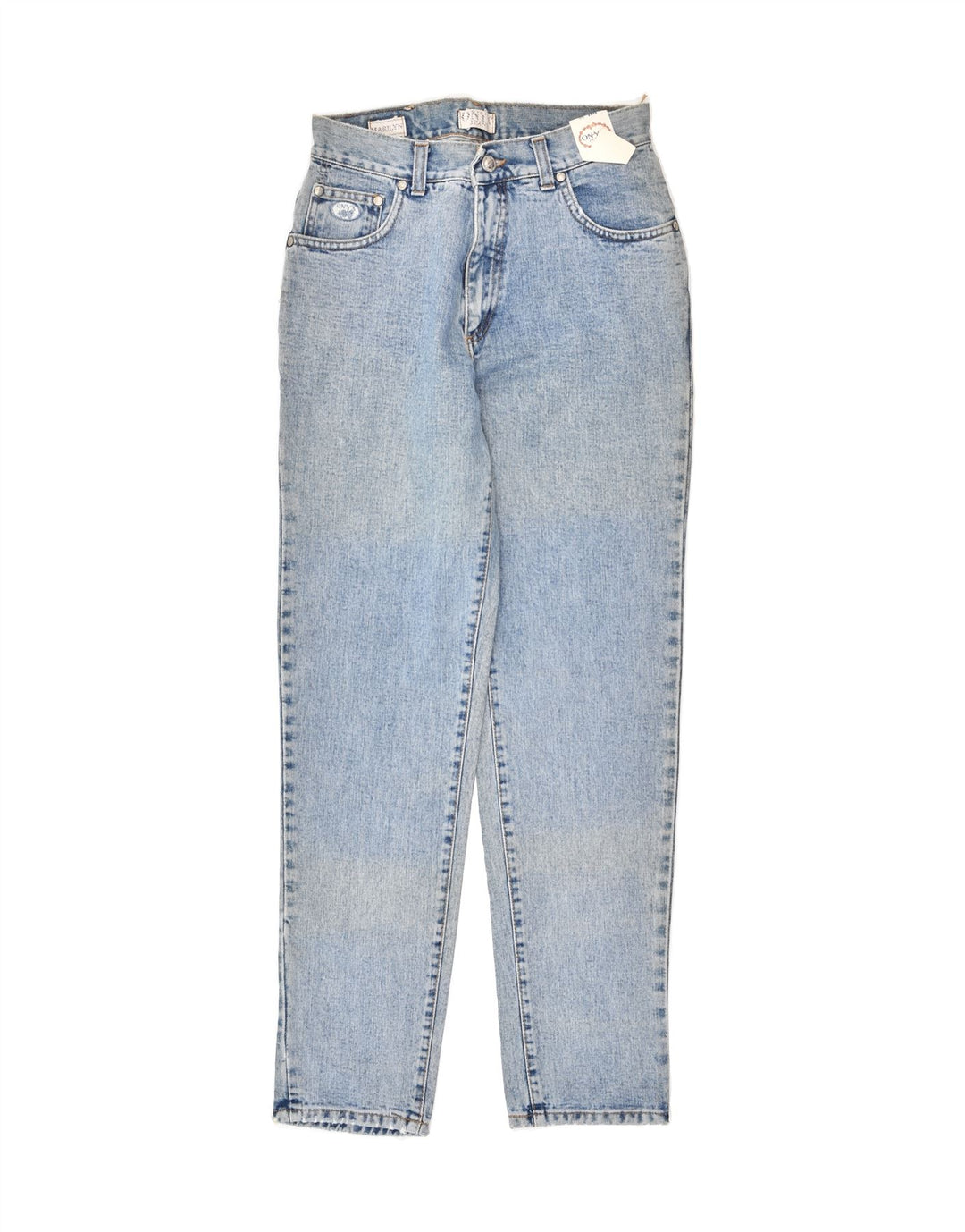 ONYX Womens Tapered Jeans W30 31  Blue Cotton | Vintage Onyx | Thrift | Second-Hand Onyx | Used Clothing | Messina Hembry 