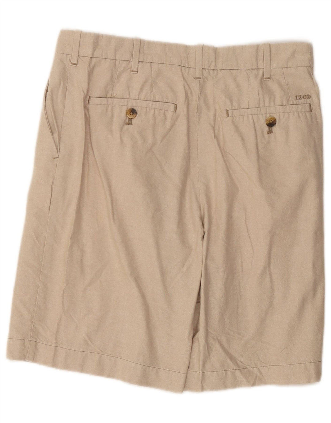 IZOD Mens Chino Shorts W30 Medium Beige
