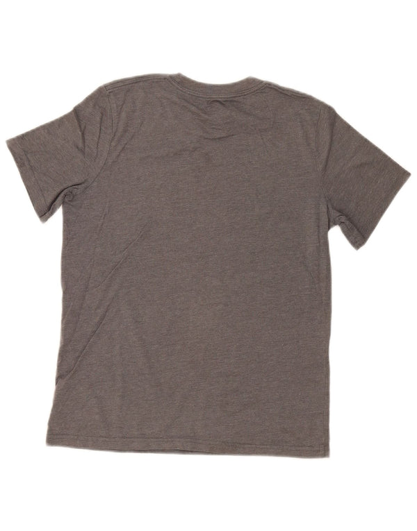 Adidas Boys Graphic T-Shirt Top 10-11 Years Medium Grey Cotton